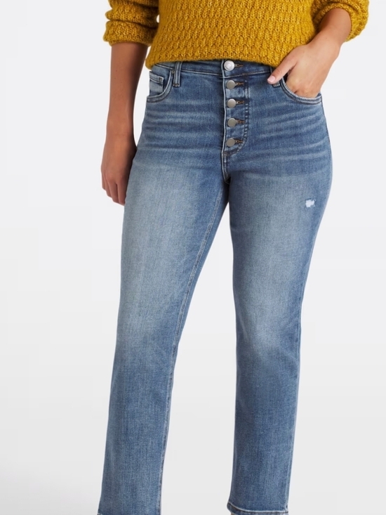 Kut from the Kloth Denim - Kut From The Kloth
Rachael High-Rise Button-Fly Women's Jeans in Medium Blue